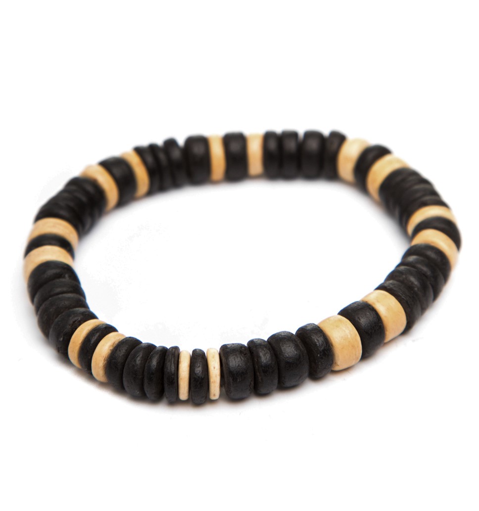 B649  Bracelet Wooden Beads